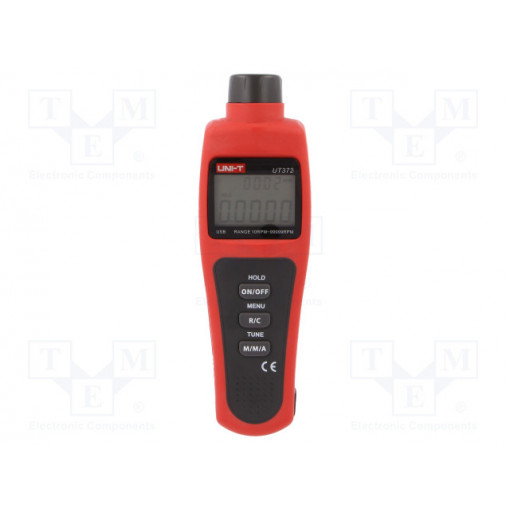 UT372; Tachometer; LCD (100000); 10÷99999 rpm (optical method); 100g; UNI-T
