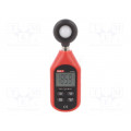 UT383; Meter: light meter; LCD,with a backlit; 0÷200000lx; 160x50x28mm; UNI-T