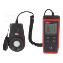 UT383S; Meter: light meter; LCD,with a backlit; 0÷199 000lx; 110x53x26mm; UNI-T UT383S; Meter: light meter; LCD,with a backlit; 0÷199 000lx; 110x53x26mm; UNI-T