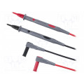 UT41600960; Set of test leads; Umax: 1kV; Imax: 10A; 1.38m; Quan: 2pcs.; UNI-T