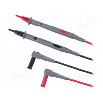 UT41600960; Set of test leads; Umax: 1kV; Imax: 10A; 1.38m; Quan: 2pcs.; UNI-T