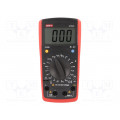 UT603; LCR meter; LCD (1999); 20/200/2k/20k/200k/2M/20MΩ; 172x83x38mm; UNI-T
