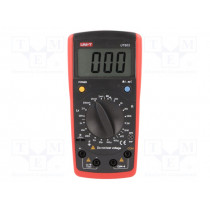 UT603; LCR meter; LCD (1999); 20/200/2k/20k/200k/2M/20MΩ; 172x83x38mm; UNI-T
