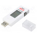 UT658; Tester: USB socket; LCD; VDC: 3÷9V; 10mVDC; 10mA; Range: 0÷9999mAh; UNI-T