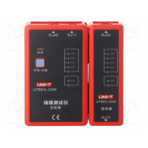 UT681L; Tester: LAN wiring; Equipment: battery; Display: LED; UNI-T UT681L; Tester: LAN wiring; Equipment: battery; Display: LED; UNI-T