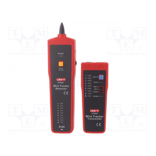 UT682; Tester: wiring system; 0÷40°C; UNI-T