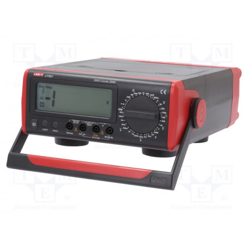 UT801; Benchtop multimeter; LCD (2000),with a backlit; -40÷1000°C; UNI-T UT801; Benchtop multimeter; LCD (2000),with a backlit; -40÷1000°C; UNI-T