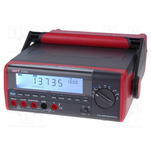 UT804; Benchtop multimeter; LCD 4,75 digit (40000); True RMS AC; UNI-T