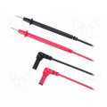 UT890; Set of test leads; Umax: 1kV; Imax: 20A; Quan: 2pcs; black,red; UNI-T UT890; Set of test leads; Umax: 1kV; Imax: 20A; Quan: 2pcs; black,red; UNI-T