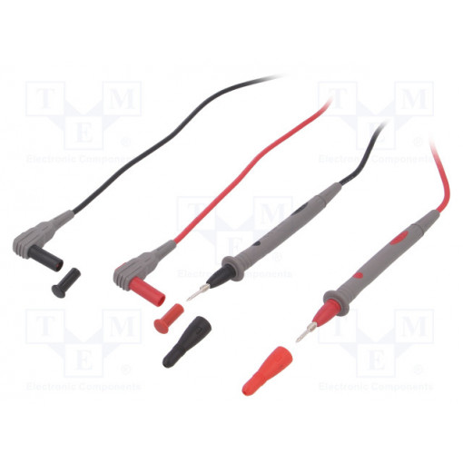 UTL27; Set of test leads; Umax: 1kV; Imax: 10A; Len: 900mm; Quan: 2pcs.; UNI-T