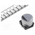 UUJ2G100MNQ1MS; Capacitor: electrolytic; SMD; 10uF; 400VDC; Ø16x16.5mm; ±20%; 5000h; NICHICON UUJ2G100MNQ1MS; Capacitor: electrolytic; SMD; 10uF; 400VDC; Ø16x16.5mm; ±20%; 5000h; NICHICON