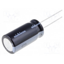 UVR1H102MHD; Capacitor: electrolytic; THT; 1000uF; 50VDC; Ø12.5x25mm; Pitch: 5mm; NICHICON
