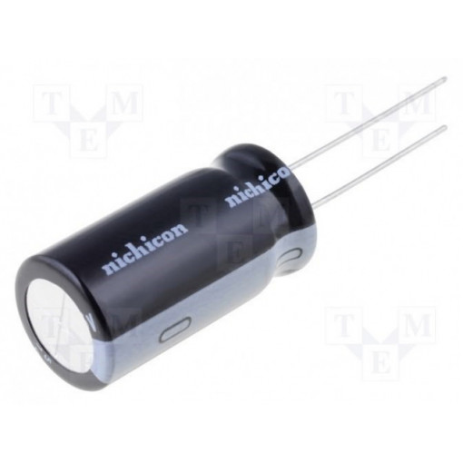UVR2C220MPD1TD; Capacitor: electrolytic; THT; 22uF; 160VDC; Ø10x16mm; Pitch: 5mm; NICHICON