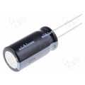 UVR2ER47MED1TD; Capacitor: electrolytic; THT; 0.47uF; 250VDC; Ø6x11mm; Pitch: 2.5mm; NICHICON