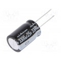 UVY1E332MHD1TN; Capacitor: electrolytic; THT; 3300uF; 25VDC; Ø16x25mm; Pitch: 7.5mm; NICHICON