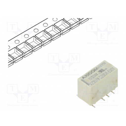 4-1393789-7; Relay: electromagnetic; DPDT; Ucoil: 3VDC; 0.5A/125VAC; 2A/30VDC; TE Connectivity