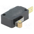 V7-1A38E9-201-2; Microswitch SNAP ACTION; with roller; SPST; 5A/125VAC; ON-(OFF); HONEYWELL