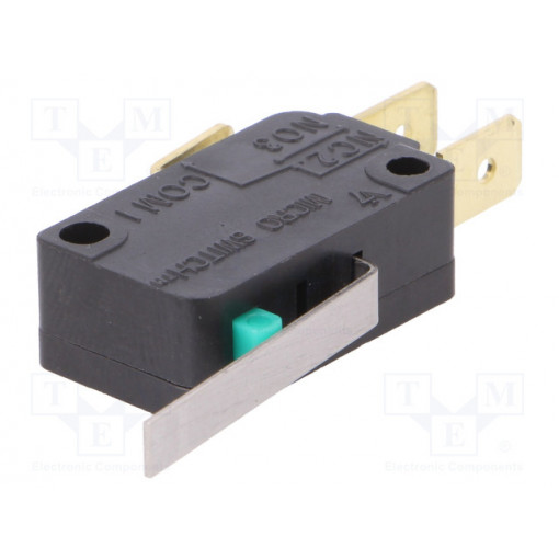 V7-3S17E9-022; Microswitch SNAP ACTION; with lever; SPDT; 0.1A/125VAC; Pos: 2; HONEYWELL