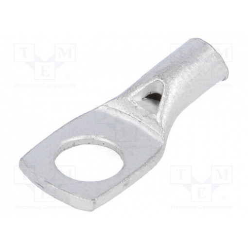 VA01-0030 PK255; Ring tube terminal; M5; 2.5mm2; crimped; for cable; tinned; L: 18mm; OUNEVA