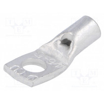 VA01-0033 PK65; Ring tube terminal; M5; 6mm2; crimped; for cable; tinned; L: 23mm; OUNEVA