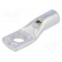 VA01-0046 PK106; Ring tube terminal; M6; 10mm2; crimped; for cable; tinned; L: 32mm; OUNEVA