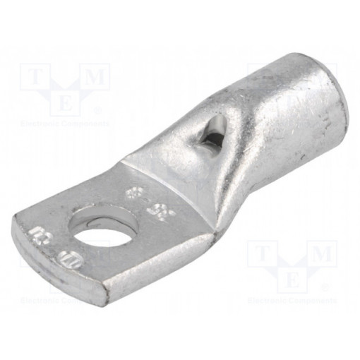 VA01-0053 PK358; Ring tube terminal; M8; 35mm2; crimped; for cable; tinned; L: 44mm; OUNEVA