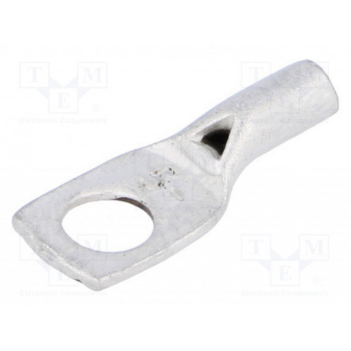 VA01-0097 PK154; Ring tube terminal; M4; 1.5mm2; crimped; for cable; tinned; L: 17mm; OUNEVA