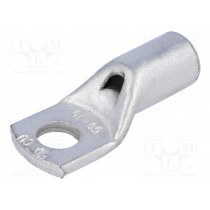 VA01-0123 PK5010; Ring tube terminal; M10; 50mm2; crimped; for cable; tinned; L: 49mm; OUNEVA