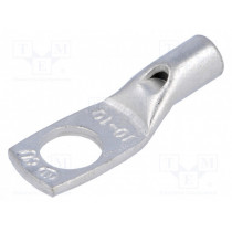 VA01-0129 PK1010; Ring tube terminal; M10; 10mm2; crimped; for cable; tinned; L: 40mm; OUNEVA