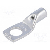 VA01-0131 PK1610; Ring tube terminal; M10; 16mm2; crimped; for cable; tinned; L: 40mm; OUNEVA