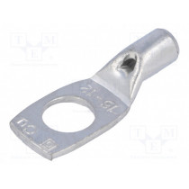 VA01-0132 PK1612; Ring tube terminal; M12; 16mm2; crimped; for cable; tinned; copper; OUNEVA