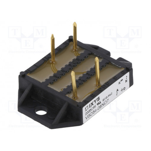VBO54-08NO7; Single-phase bridge rectifier; Urmax: 800V; If: 55A; Ifsm: 300A; IXYS