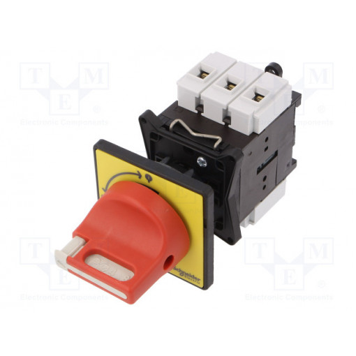 VCD01; Main emergency switch-disconnector; Poles: 3; on panel; 20A; IP65; SCHNEIDER ELECTRIC