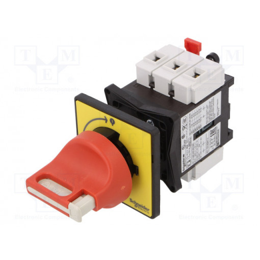 VCD2; Main emergency switch-disconnector; Poles: 3; on panel; 40A; IP65; SCHNEIDER ELECTRIC