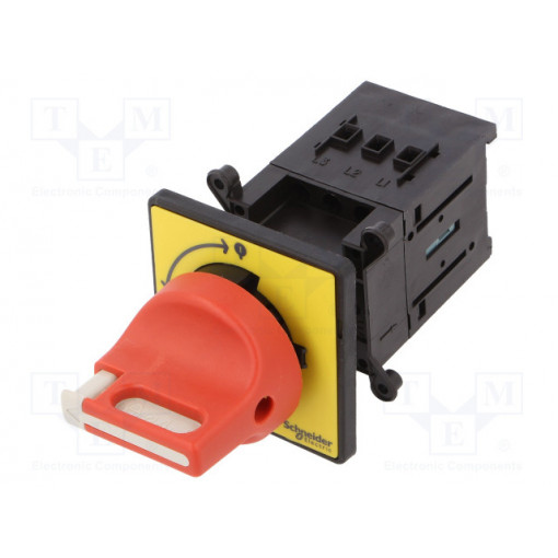 VCDN12; Main emergency switch-disconnector; Poles: 3; on panel; 12A; IP65; SCHNEIDER ELECTRIC