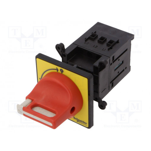 VCDN20; Main emergency switch-disconnector; Poles: 3; on panel; 20A; IP65; SCHNEIDER ELECTRIC