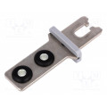 VF KEYF22; Safety switch accessories: flat key; Series: FG; PIZZATO ELETTRICA