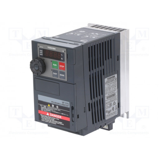 VFS15S-2004PL-W1; Vector inverter; Max motor power: 0.37kW; Usup: 200÷230VAC; 3.3A; TOSHIBA