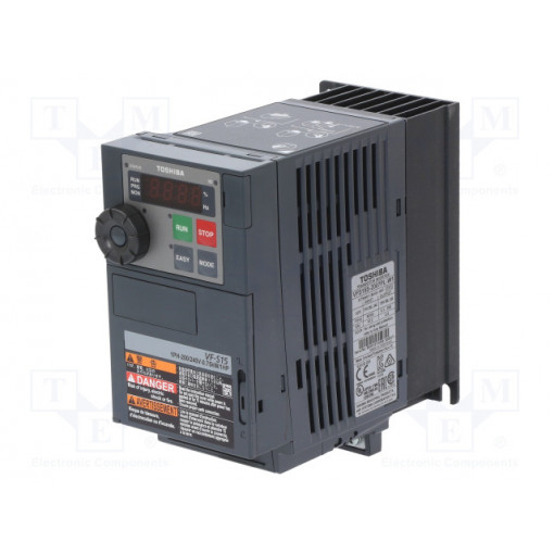 VFS15S-2007PL-W1; Vector inverter; Max motor power: 0.75kW; Usup: 200÷230VAC; 4.8A; TOSHIBA