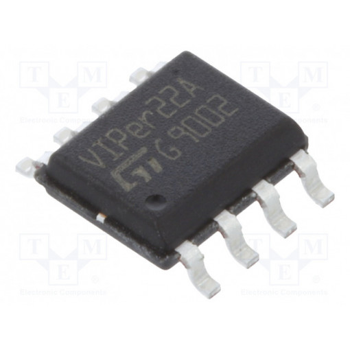 VIPER22AS-E; PMIC; PWM controller; SO8; flyback; 8÷38V; STMicroelectronics