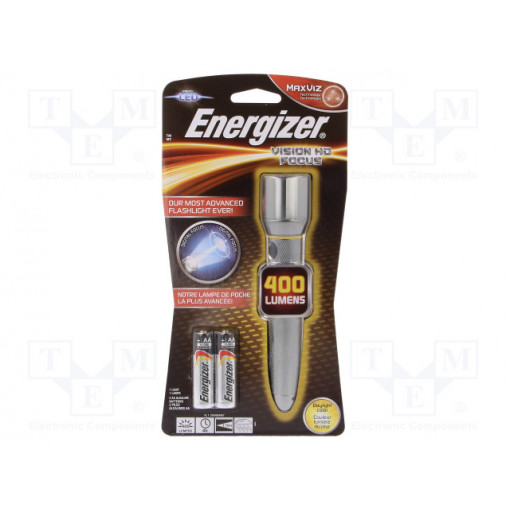 7638900313130; Torch: LED; waterproof; 4h; 400lm; set of batteries; ENERGIZER 7638900313130; Torch: LED; waterproof; 4h; 400lm; set of batteries; ENERGIZER