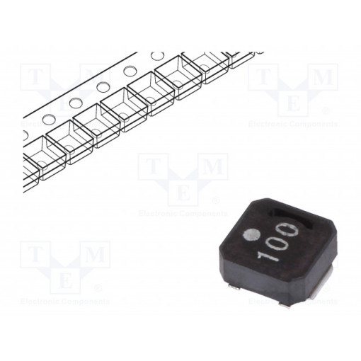 VLCF4020T-100MR85; Inductor: ferrite; SMD; 10uH; 1.22A; 185mΩ; ±20%; Series: VLCF; TDK