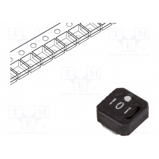VLCF4020T-101MR26; Inductor: ferrite; SMD; 100uH; 0.45A; 1.4Ω; ±20%; Series: VLCF; TDK