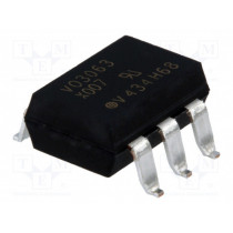 VO3063-X007T; Optotriac; 4.42kV; Uout: 600V; zero voltage crossing driver; VISHAY