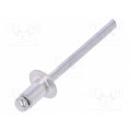 70400; Rivet; aluminium; Rivet diam: 4mm; L.rivet: 6.4mm; 50pcs.; VOREL 70400; Rivet; aluminium; Rivet diam: 4mm; L.rivet: 6.4mm; 50pcs.; VOREL