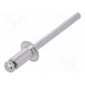 70490; Rivet; aluminium; Rivet diam: 4.8mm; L.rivet: 9.6mm; 50pcs.; VOREL 70490; Rivet; aluminium; Rivet diam: 4.8mm; L.rivet: 9.6mm; 50pcs.; VOREL