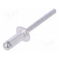 70500; Rivet; aluminium; Rivet diam: 4.8mm; L.rivet: 12.7mm; 50pcs.; VOREL 70500; Rivet; aluminium; Rivet diam: 4.8mm; L.rivet: 12.7mm; 50pcs.; VOREL