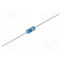 VR37000001004FA100; Resistor: metal glaze; THT; 1MΩ; 0.5W; ±1%; Ø4x10mm; 200ppm/°C; VISHAY VR37000001004FA100; Resistor: metal glaze; THT; 1MΩ; 0.5W; ±1%; Ø4x10mm; 200ppm/°C; VISHAY