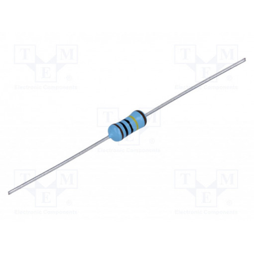VR37000001004FA100; Resistor: metal glaze; THT; 1MΩ; 0.5W; ±1%; Ø4x10mm; 200ppm/°C; VISHAY VR37000001004FA100; Resistor: metal glaze; THT; 1MΩ; 0.5W; ±1%; Ø4x10mm; 200ppm/°C; VISHAY