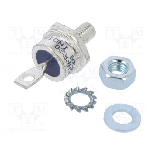 VS-85HFR20; Diode: stud rectifying; 200V; 1.2V; 85A; anode stud; DO203AB; screw; VISHAY